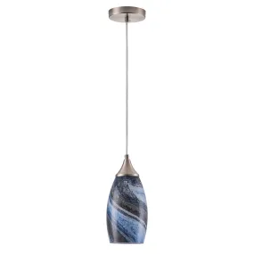 1-Light Hourglass Shape with Special Texture Pendant Lighting