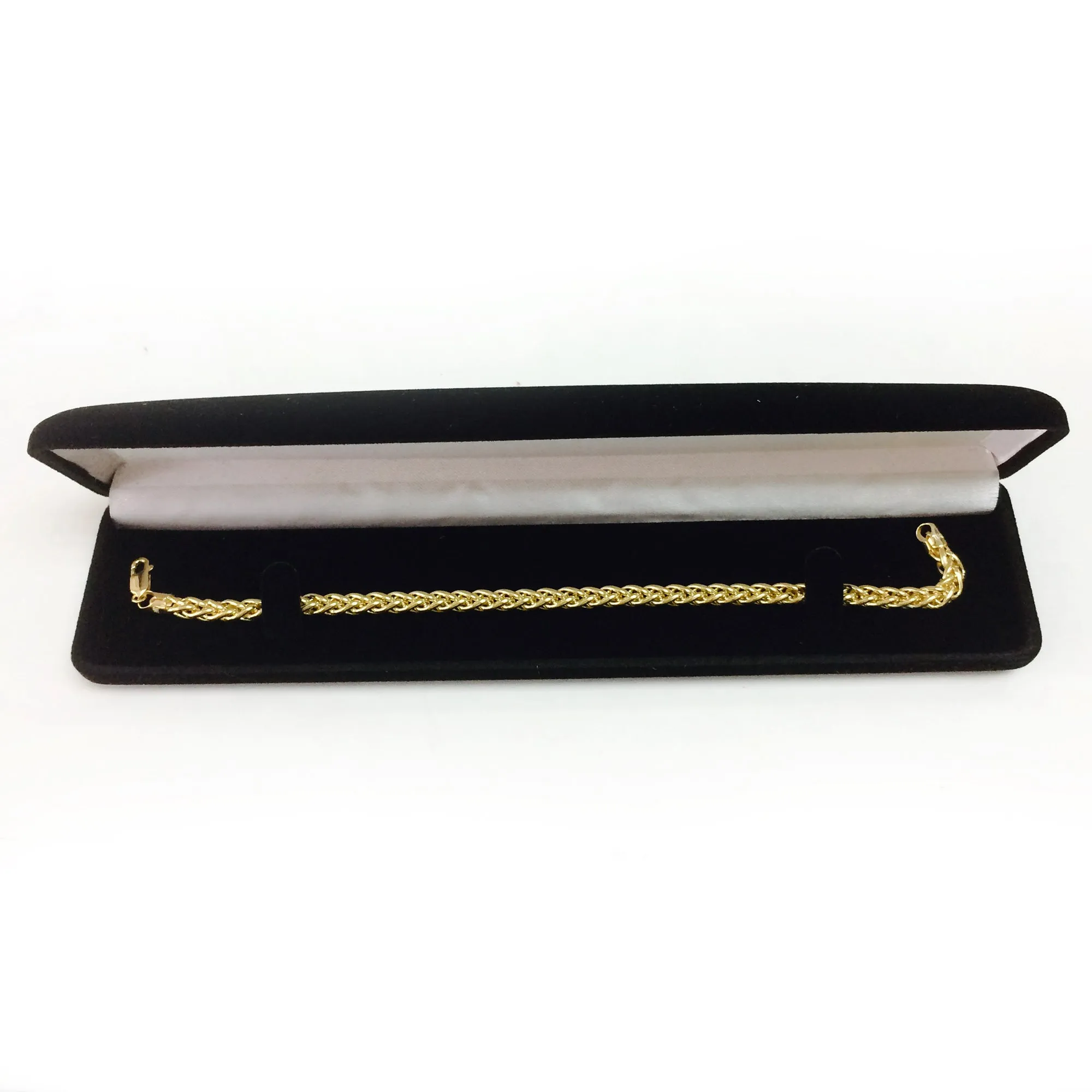 14K Yellow Gold Filled Round Franco Chain Bracelet, 6.0mm, 8.5"