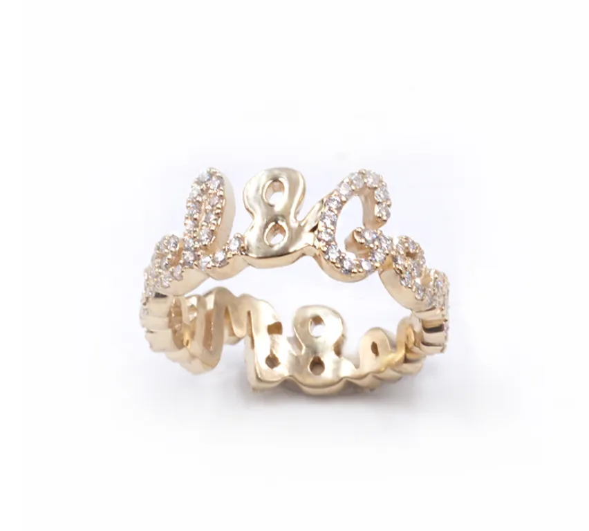 18K Customizable Eternity Band