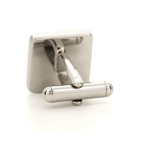 5 x Personalised Engraved Square Silver Cufflinks