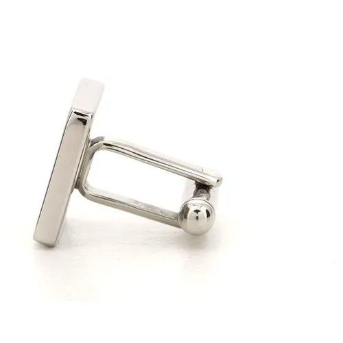 5 x Personalised Engraved Square Silver Cufflinks