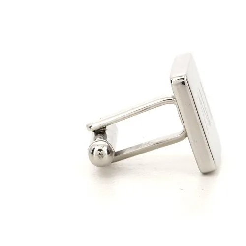 5 x Personalised Engraved Square Silver Cufflinks