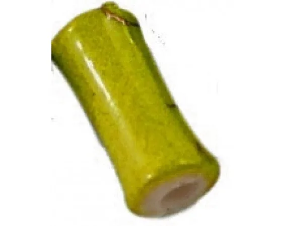 Acrylic - Tube - Bamboo - 11.5mm x 6mm - 20 pieces