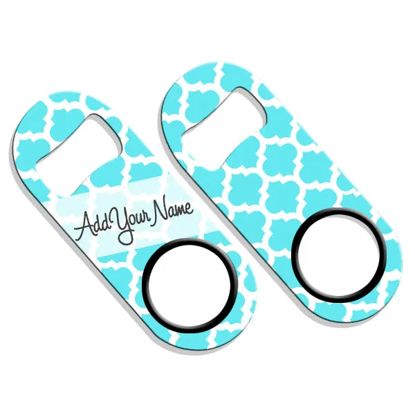 ADD YOUR NAME Mini Bottle Opener – Moroccan Patterns