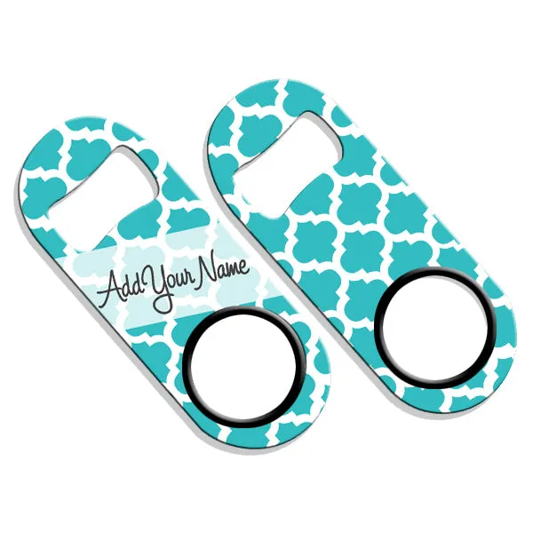 ADD YOUR NAME Mini Bottle Opener – Moroccan Patterns