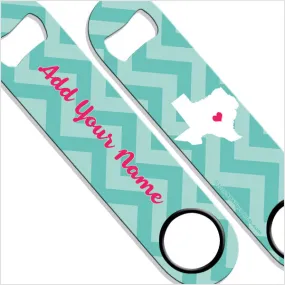 ADD YOUR NAME SPEED Bottle Opener - Chevron States
