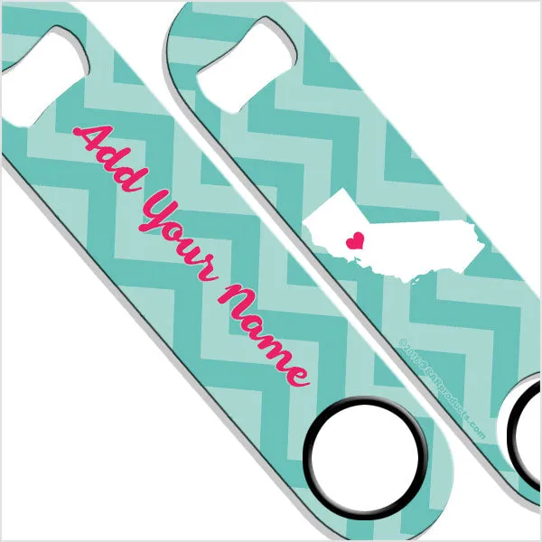 ADD YOUR NAME SPEED Bottle Opener - Chevron States
