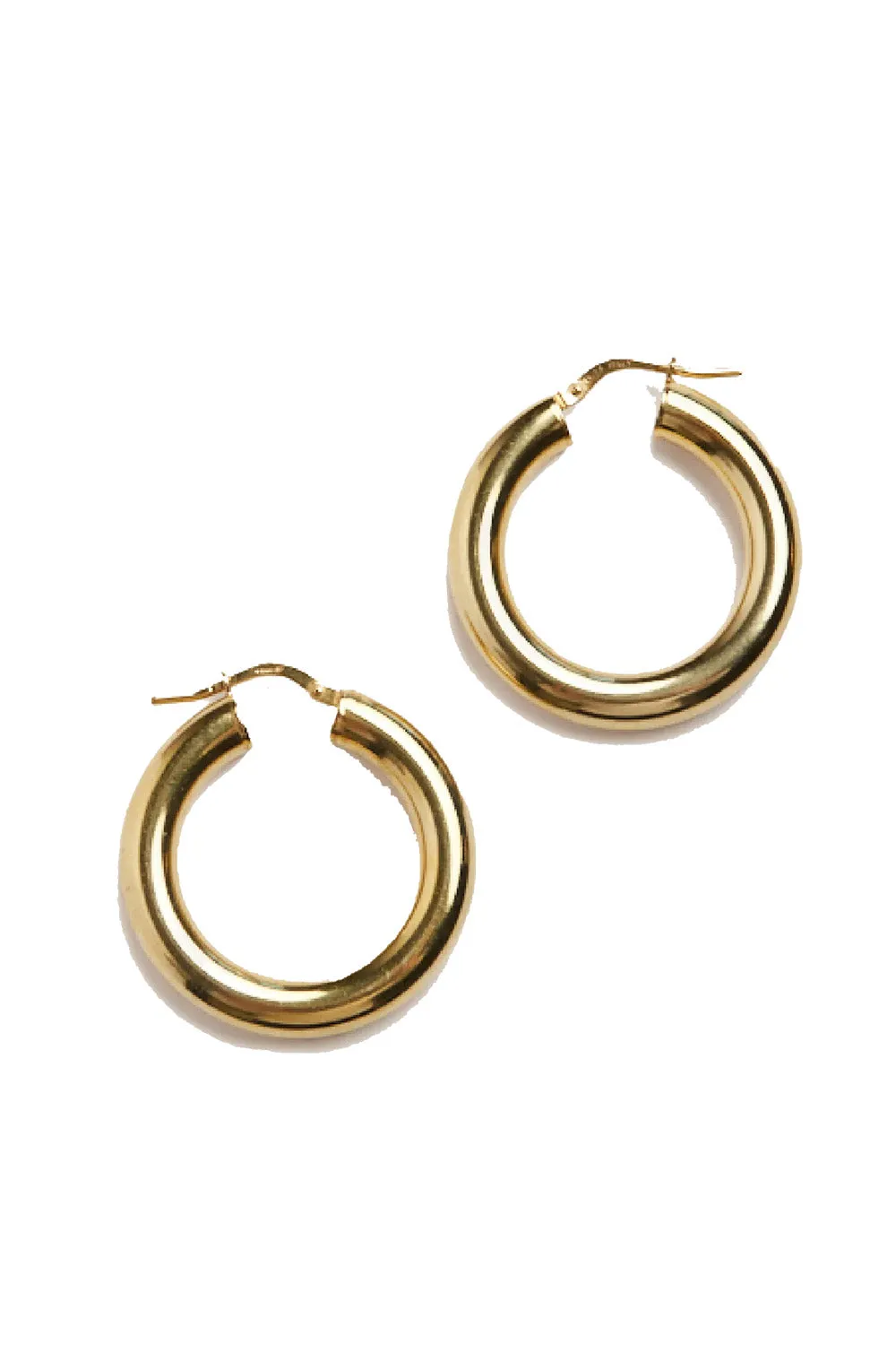 AIR HOOPS Gold Vermeil