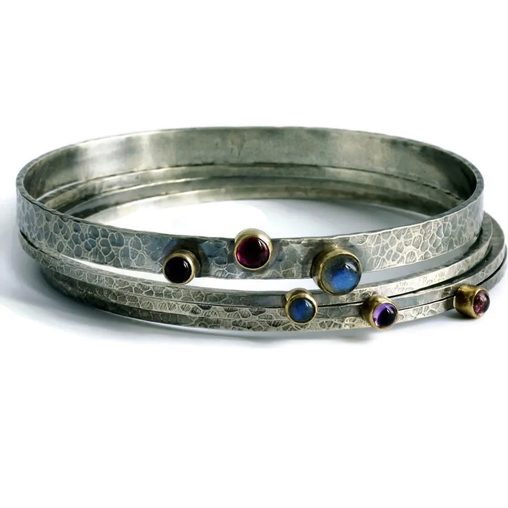 Amethyst Blossom bangle