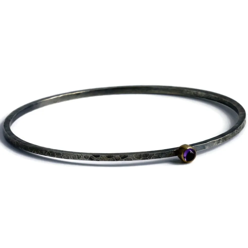Amethyst Blossom bangle