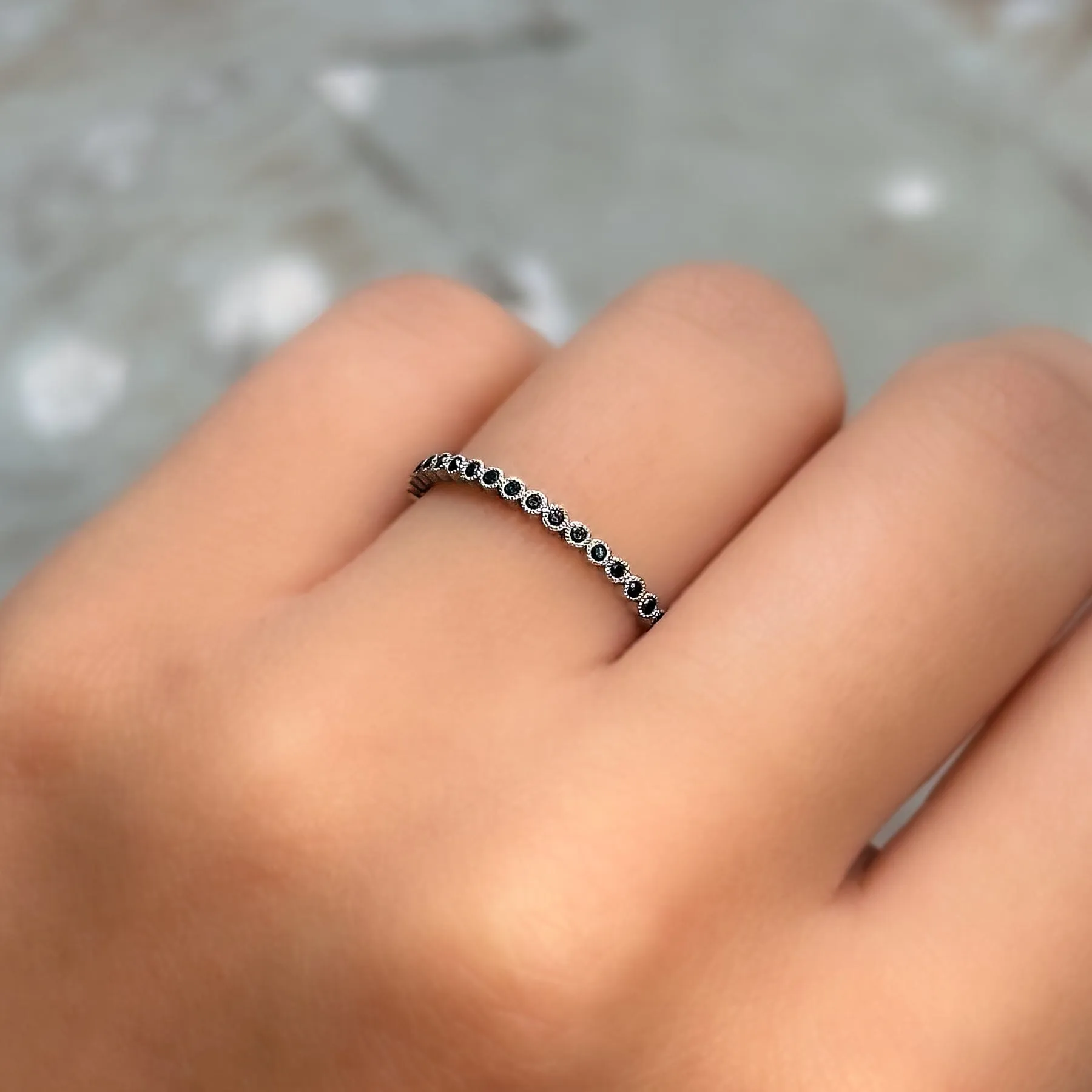 Black Diamond Eternity Band