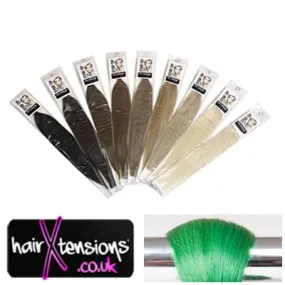 Bright Green - 25 Strands 18" Remy Stick-Tip Hair Extensions