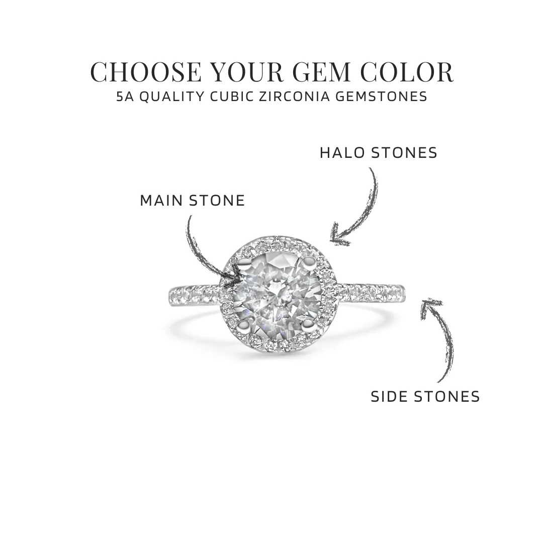 BRITTANY CUSTOMIZABLE CZ RING