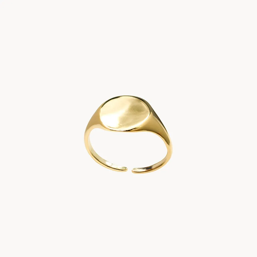 Brixton Signet Ring 14k Gold