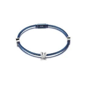 Butterfly Cable Bracelet - Elegant and Hypoallergenic Stacking Option for Women