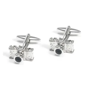 Camera Cufflinks Silver