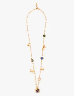 Cancer Vintage Celestial Halo Necklace