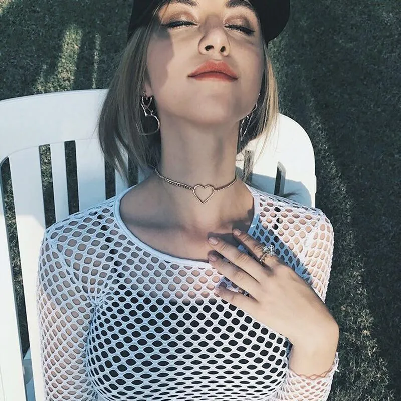 Chained Heart Choker