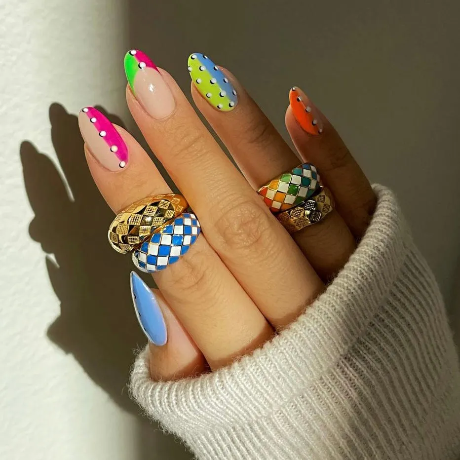 Checker Dome Ring
