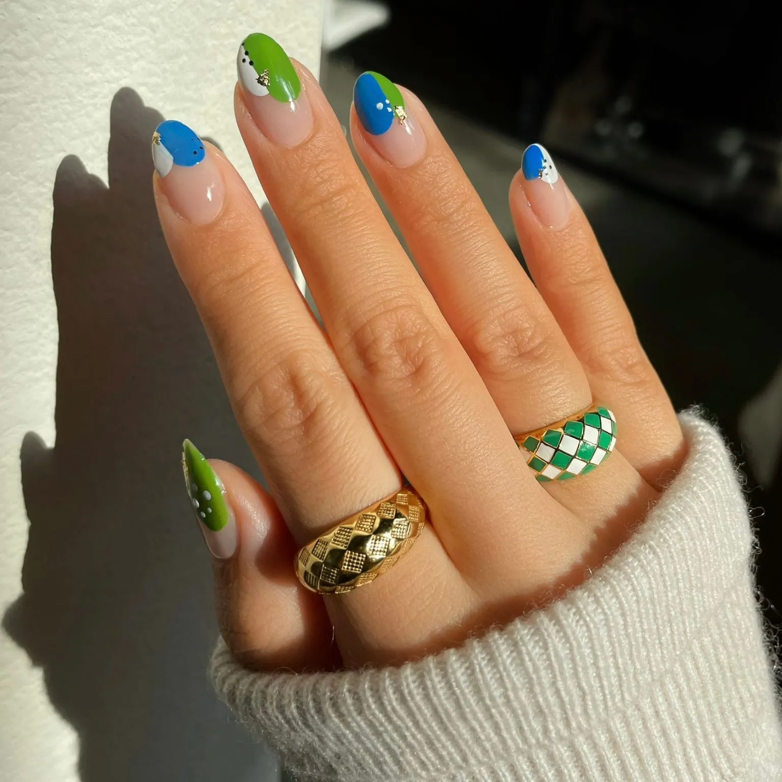 Checker Dome Ring