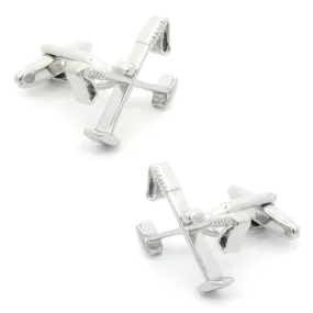 Crossed Polo Mallets Cufflinks