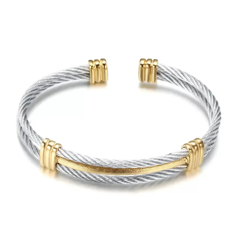 Crossover Cable Bracelet