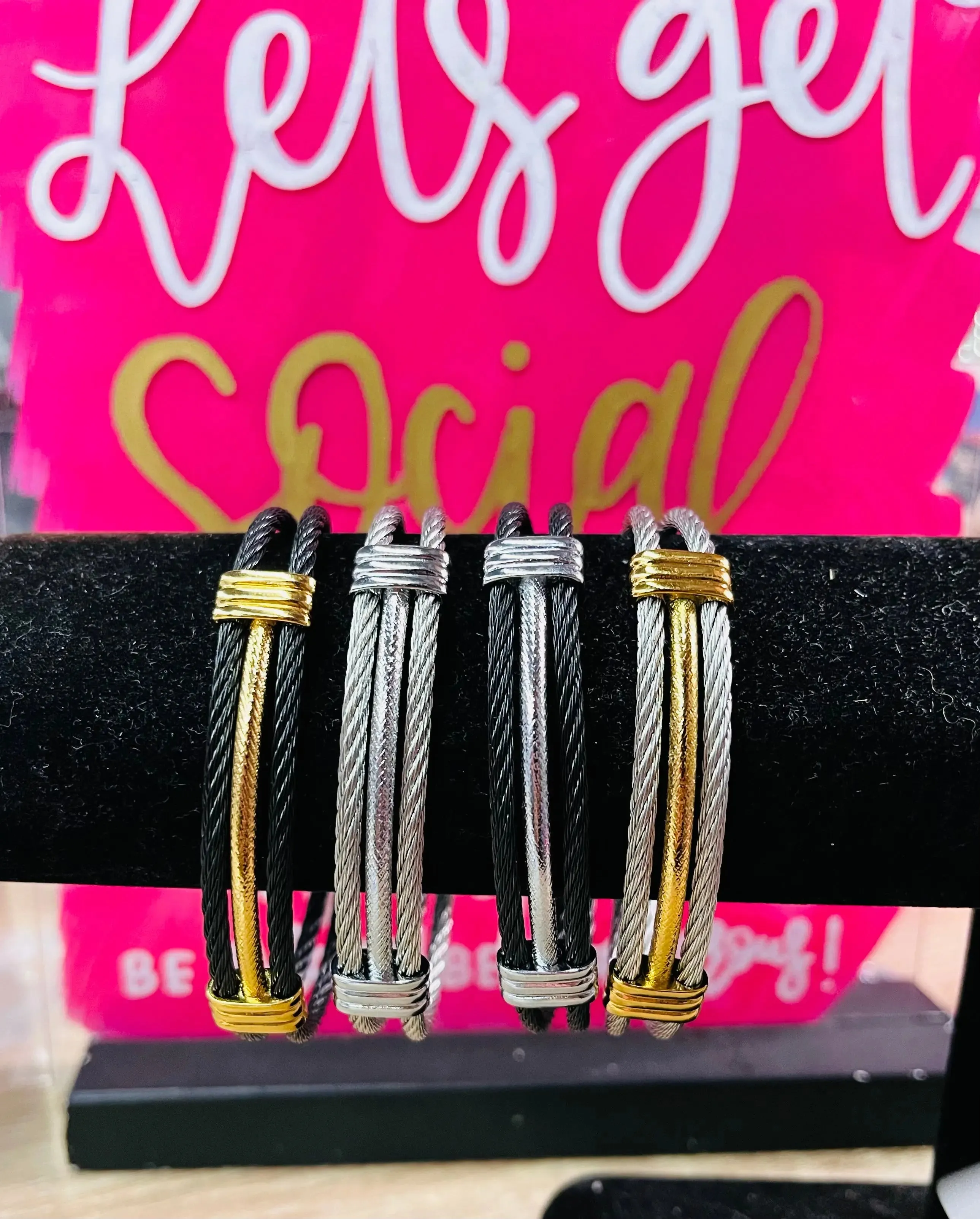 Crossover Cable Bracelet