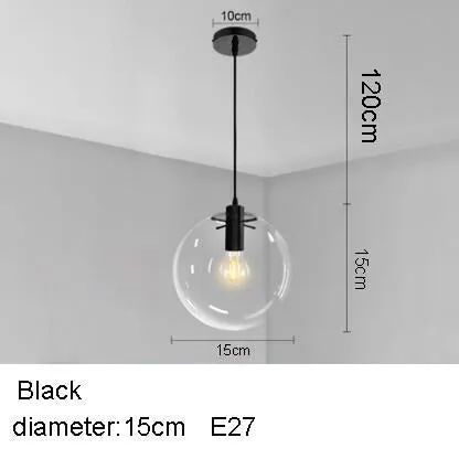 Crystal Ball Pendant Light