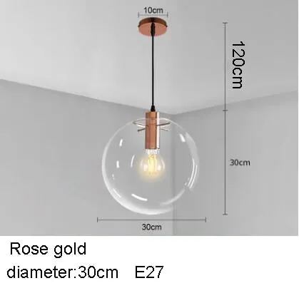 Crystal Ball Pendant Light