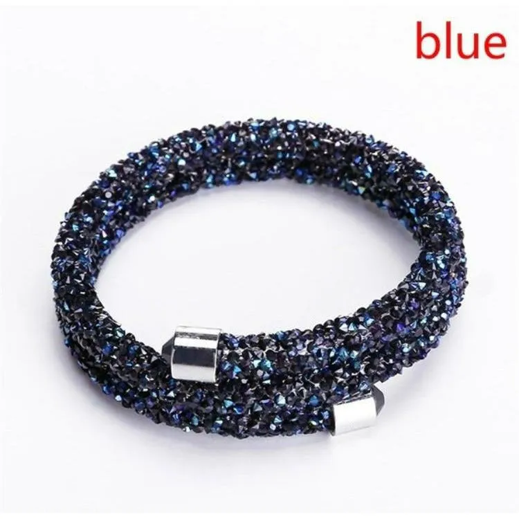 Crystal Double Wrap Bracelet