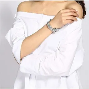 Crystal Double Wrap Bracelet