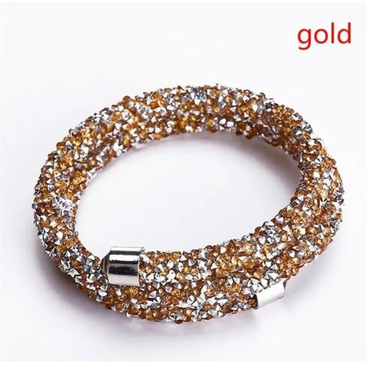Crystal Double Wrap Bracelet