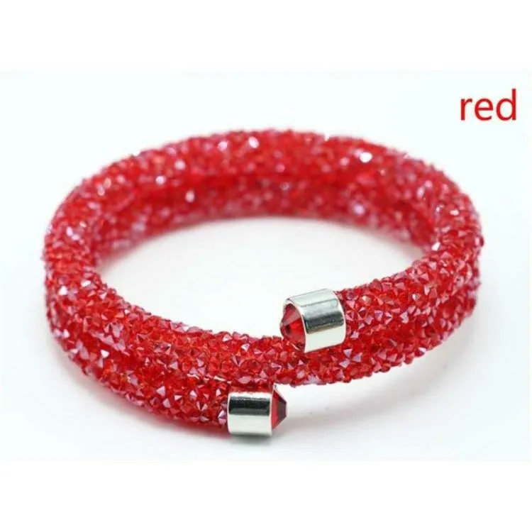 Crystal Double Wrap Bracelet