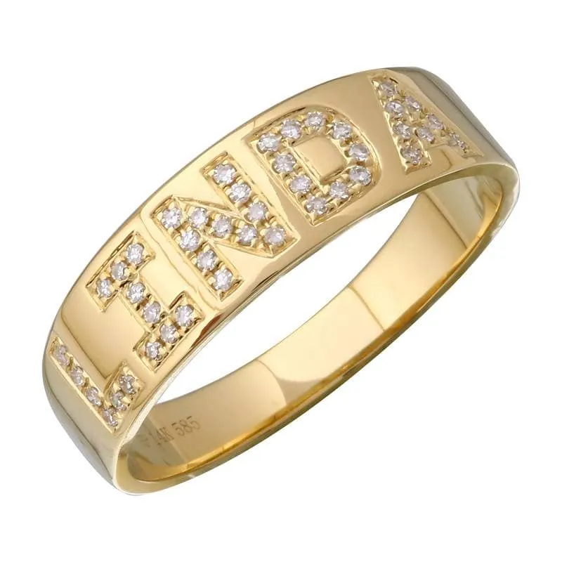 Custom Name Ring