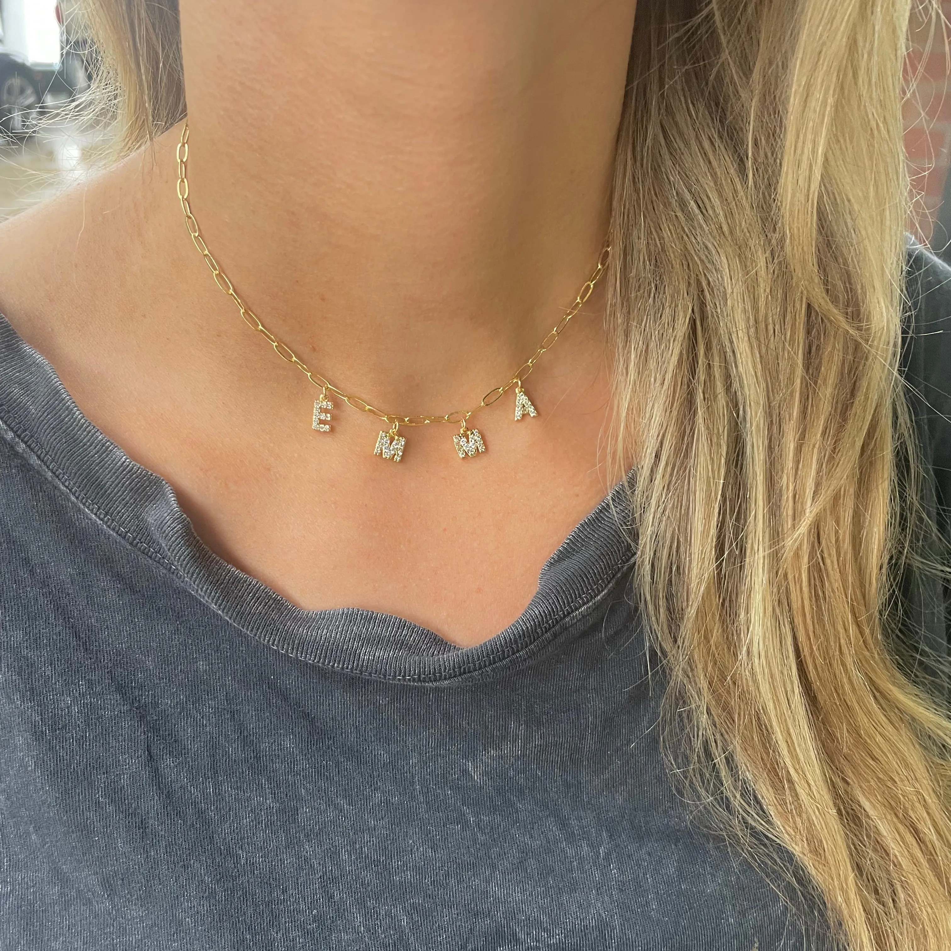 Customizable Chain Link Necklace