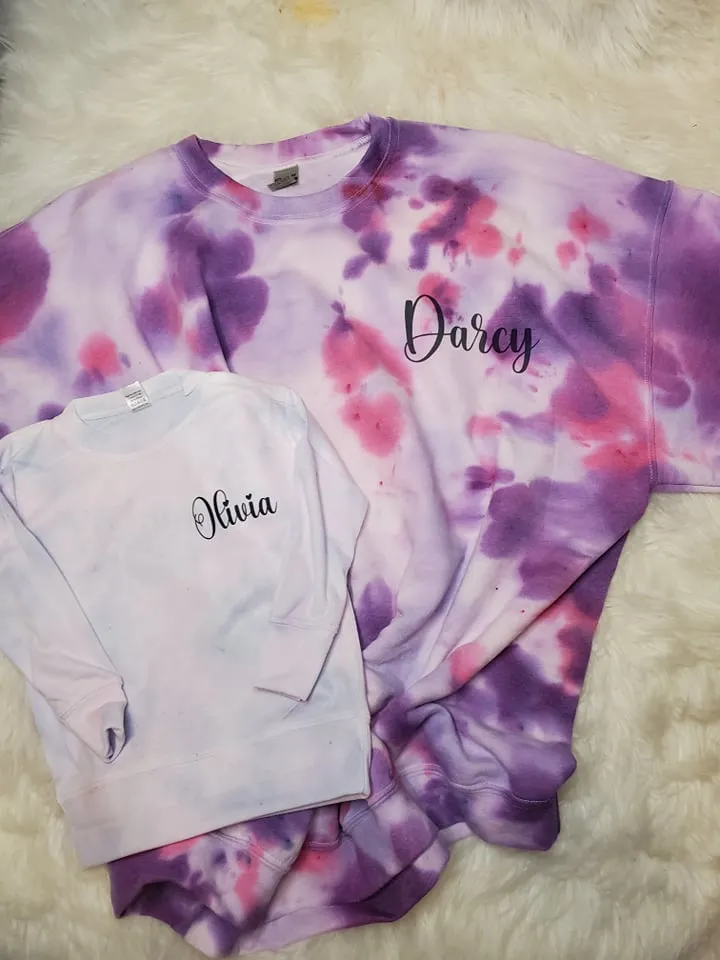 Customizable Crewneck Name Set