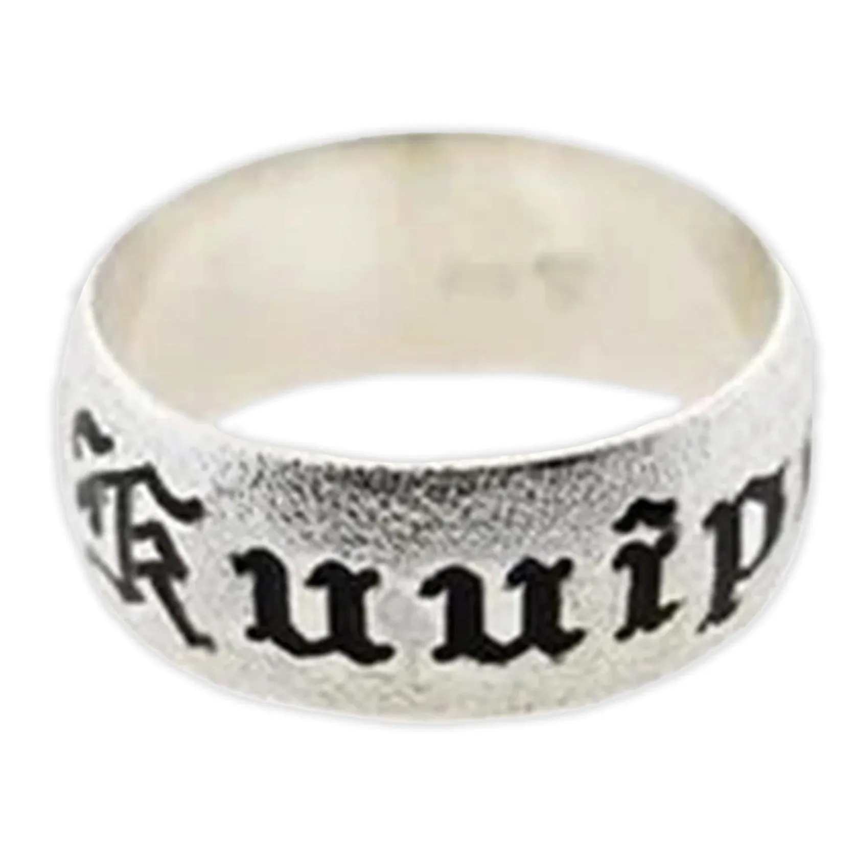 Customized Hawaiian Heirloom Silver Ring- 17 Sizes