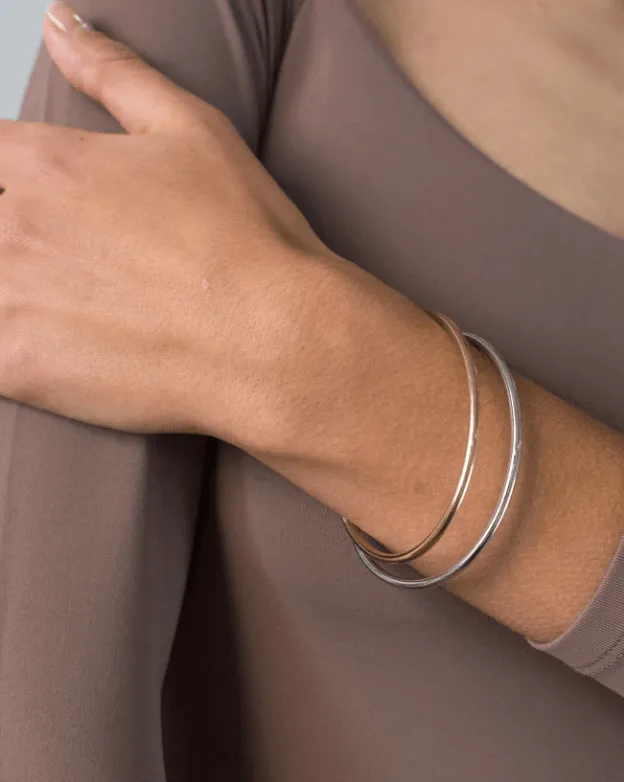 Dane Bangle Set of 2 Two Tone