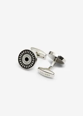 Deco Cufflinks White Combo