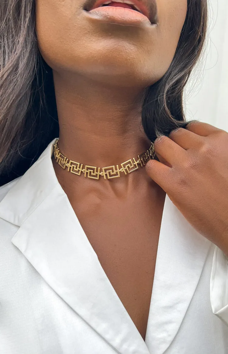 Eclat Geo Necklace Gold