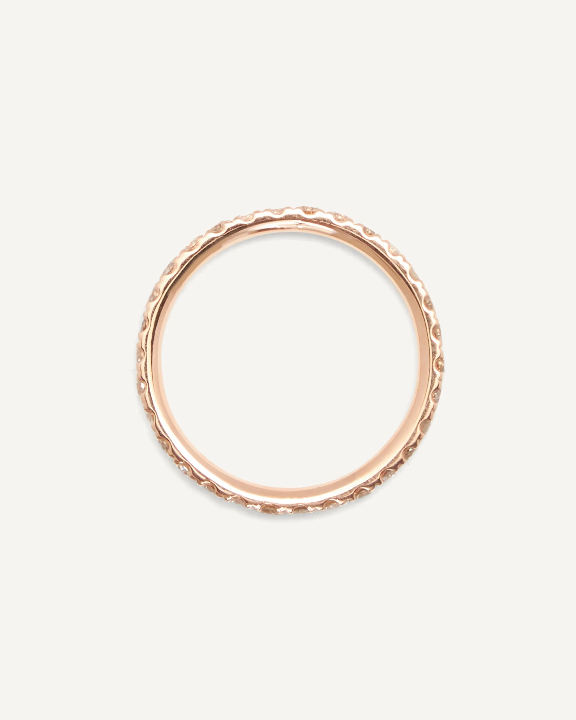 Eternity Band – Champagne Diamonds