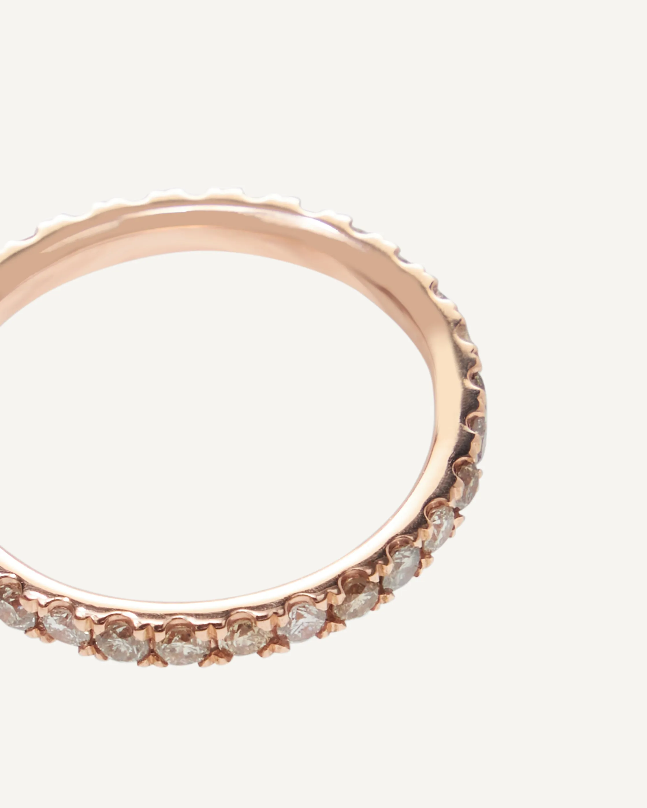 Eternity Band – Champagne Diamonds