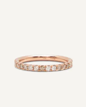 Eternity Band – Champagne Diamonds