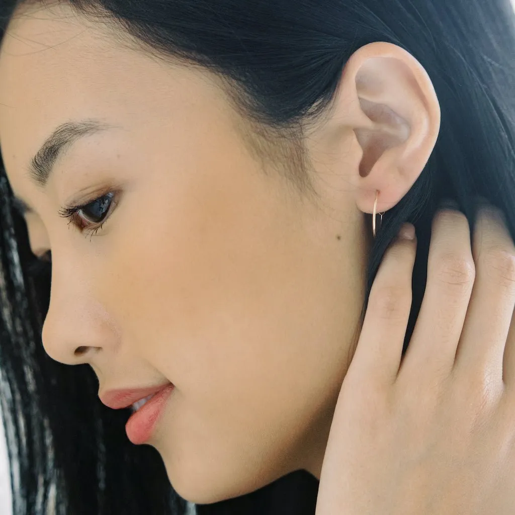 Everyday Hoops, 14k Gold