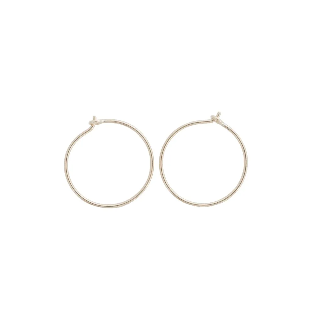 Everyday Hoops, 14k Gold
