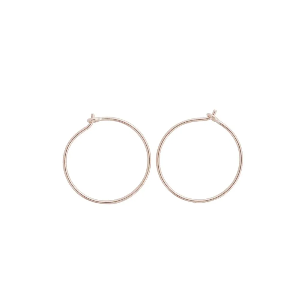 Everyday Hoops, 14k Gold