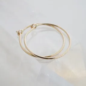 Everyday Hoops, 14k Gold