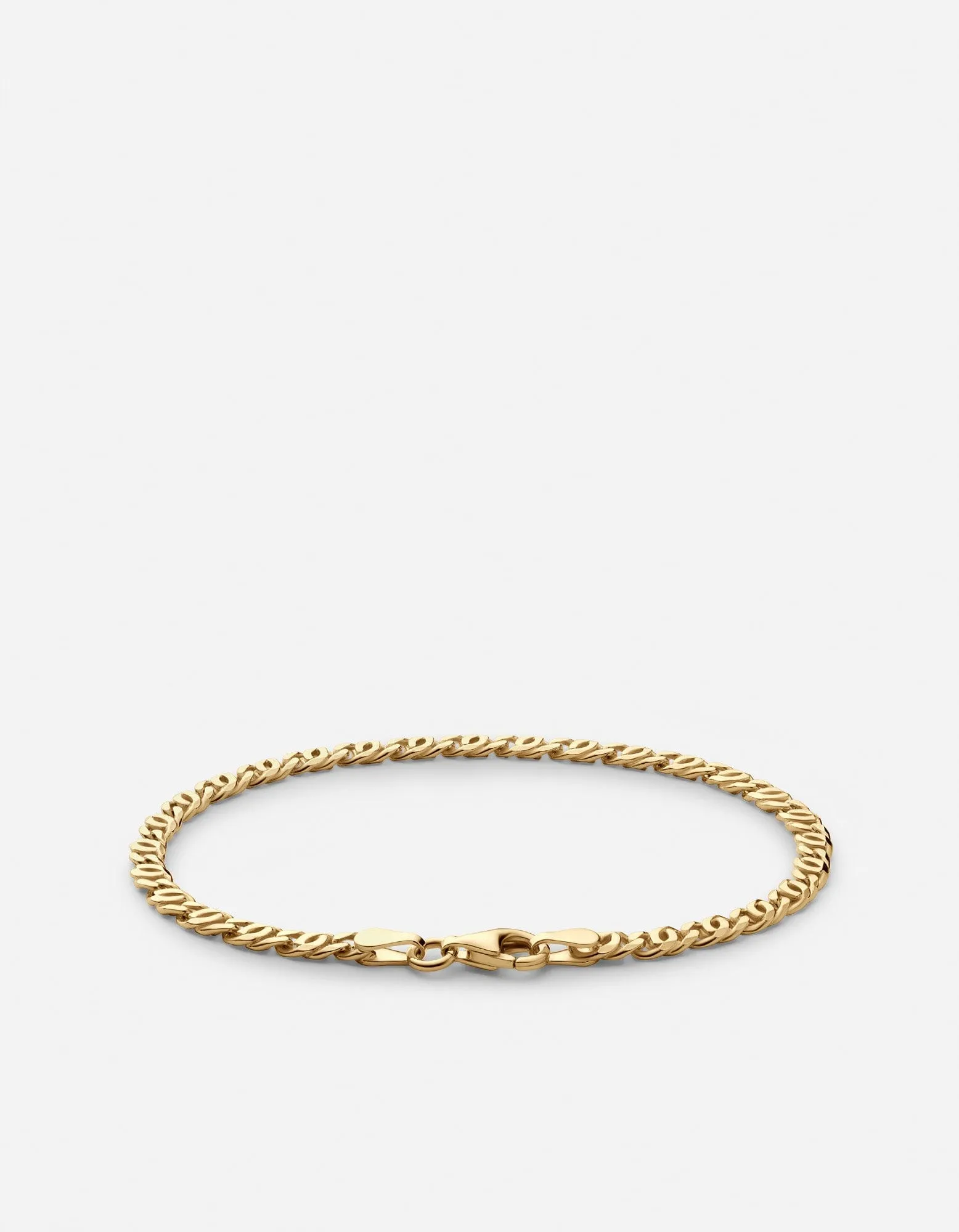 Flat Pyper Bracelet, Gold Vermeil