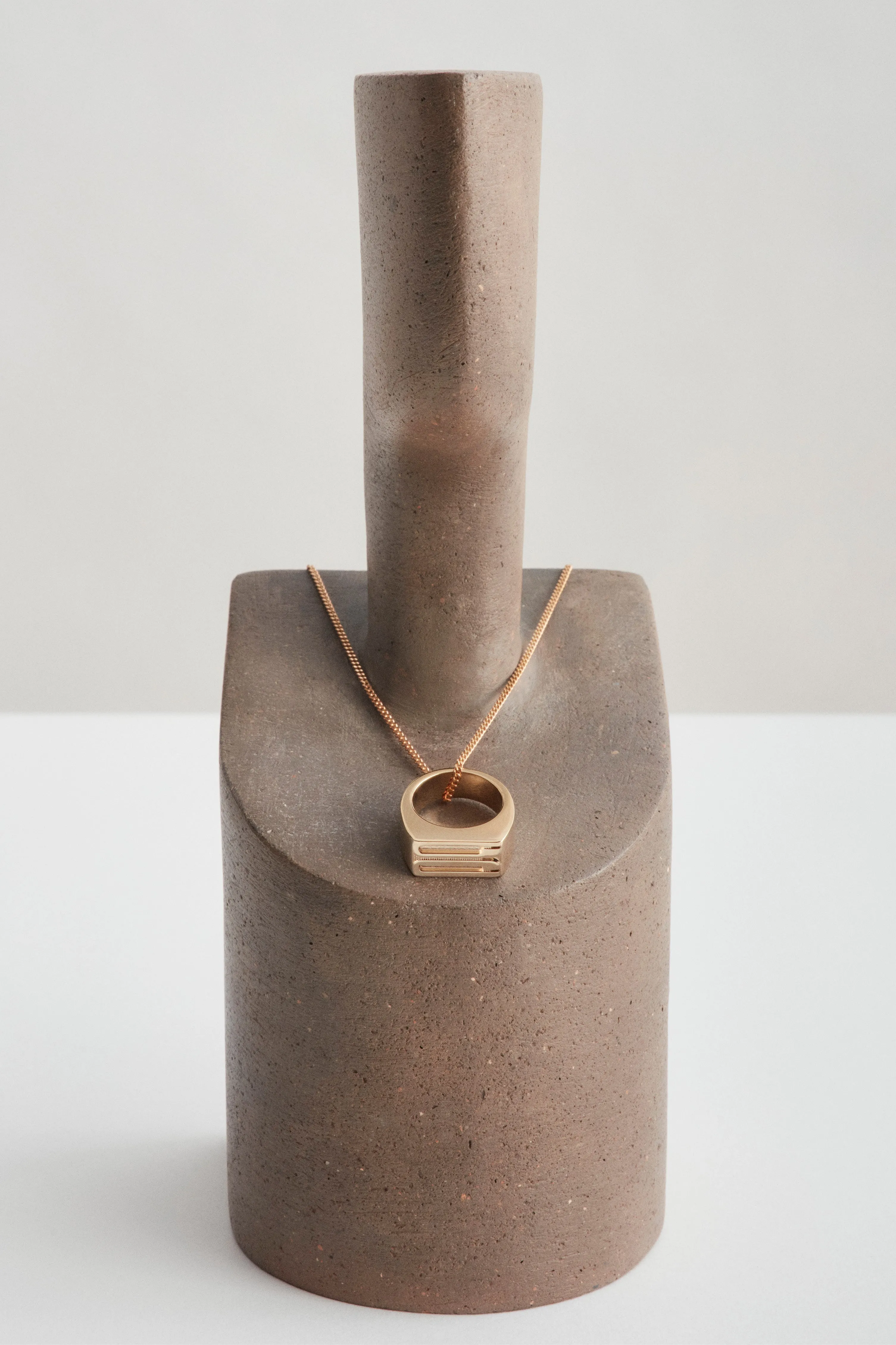 Frame Signet Ring In Gold