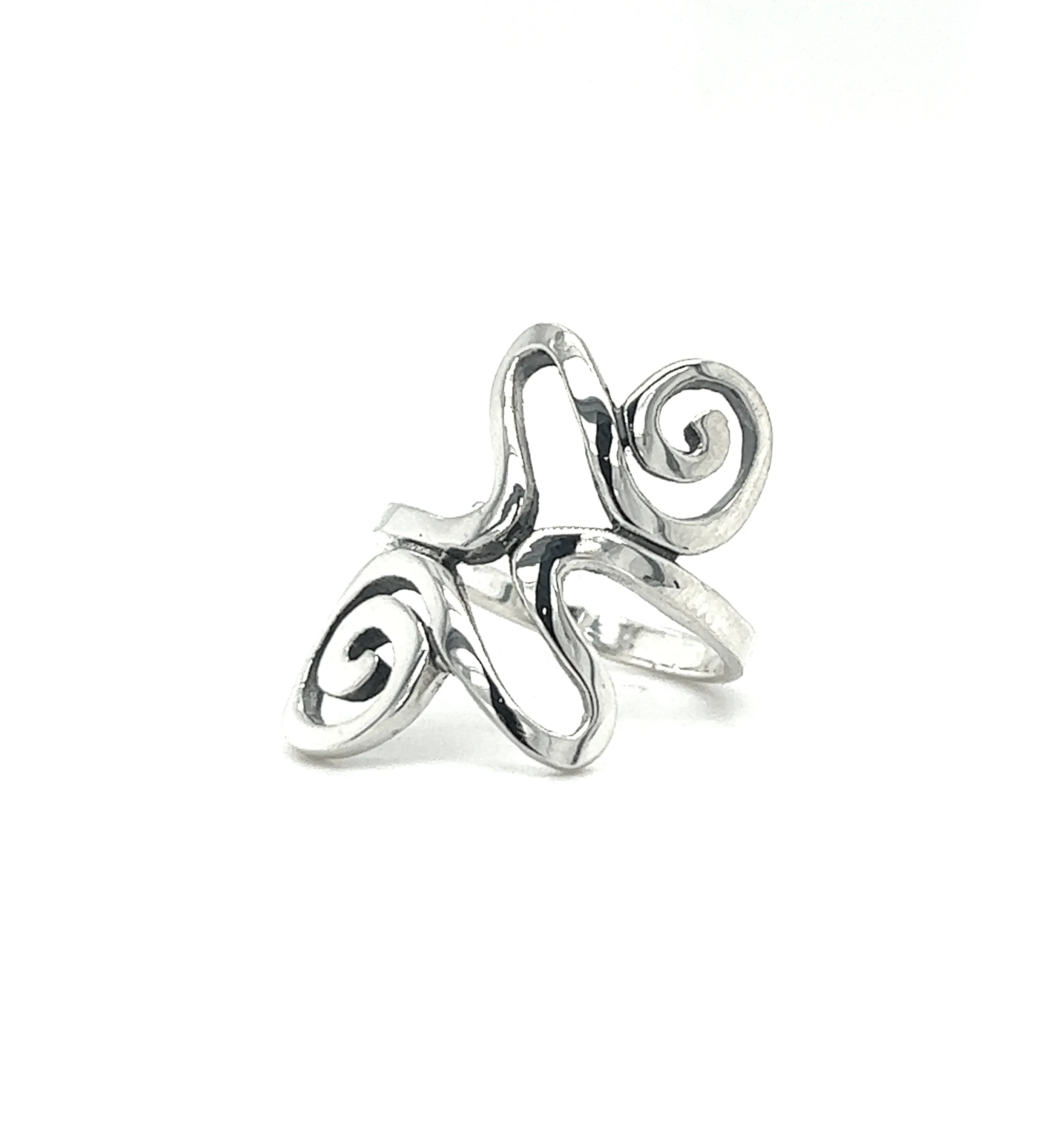 Funky Spiral Freeform Ring